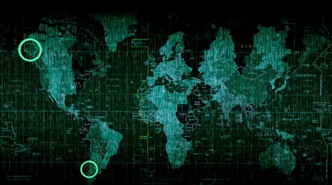 World map Видео 33691920