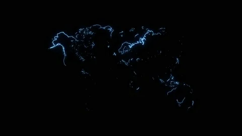 World map. Video stock 157925095