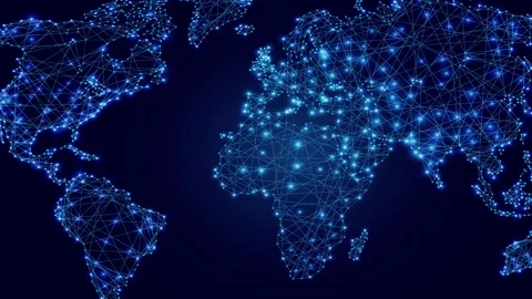 World map 스톡 동영상 166106275