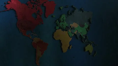 World Map Stock Footage 277474984