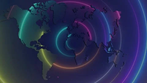 World Map 库存影片 277778096