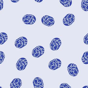 World map geographical discoveries glyph seamless pattern Stock Illustration