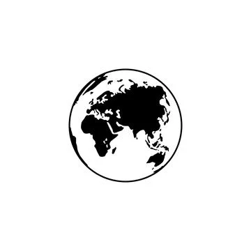 World Map Globe Illustrazione stock