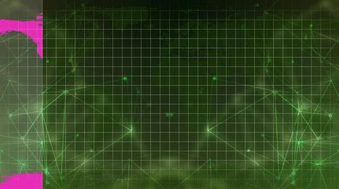 World map with grid line. Grid line world map news background. 스톡 일러스트