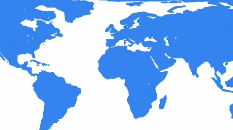 World Map HD1080 Loopable Stock Footage 339510