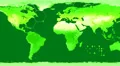 World map high tech digital satellite data view war room loop green CRT HD Footage