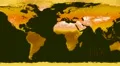 World map high tech digital satellite data view war room 4K 4k or 4k+ Resolution