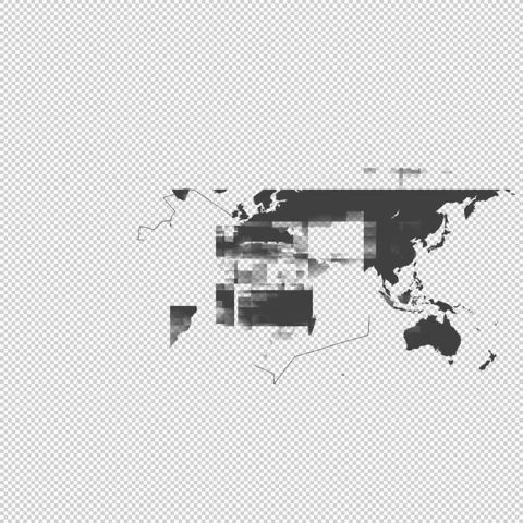 World map Icon. 1080 x 1080 with alpha channel. Arabia Saudita. Stockbeeldmateriaal 332412672
