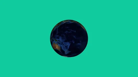 World map icon animated video Stock Footage 294403181