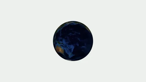 World map icon animated video Stock Footage 294403227