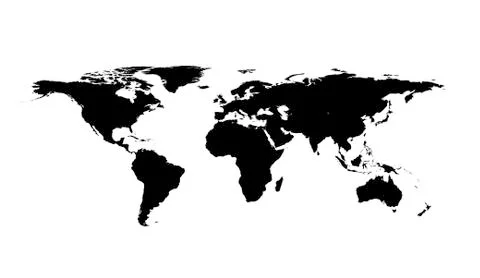 World map Stock Illustration