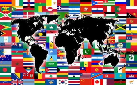 World map Stock Illustration