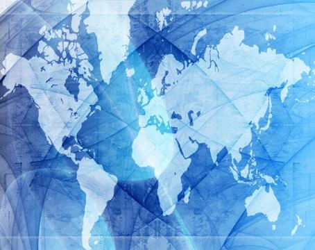 World map Stock Illustration