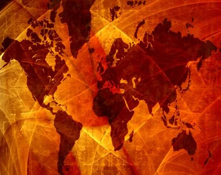 World map Stock Illustration