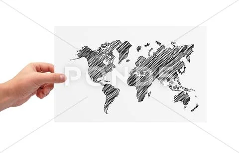 World map Stock Illustration
