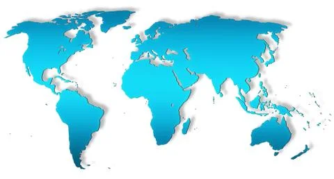 World map Stock Illustration