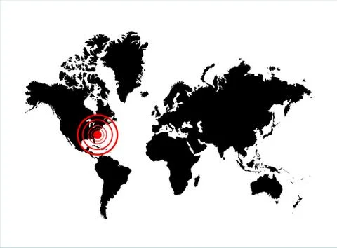 World map Stock Illustration