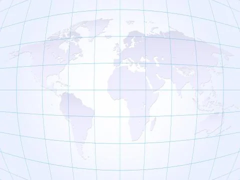 World map Illustrazione stock