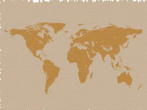 World map Stock Illustration