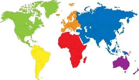 World map Stock Illustration