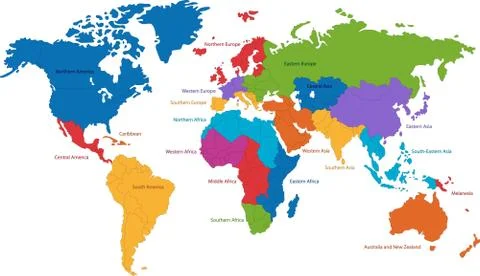 World map Stock Illustration