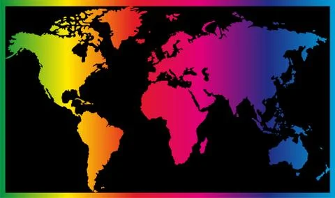 World map Stock Illustration