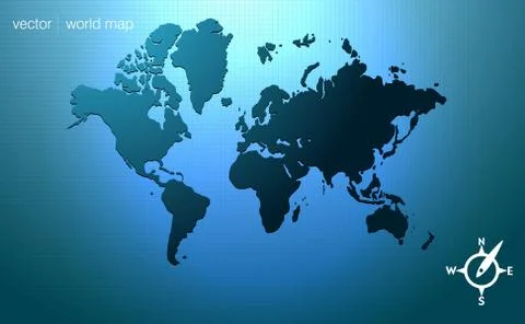 World map Stock Illustration