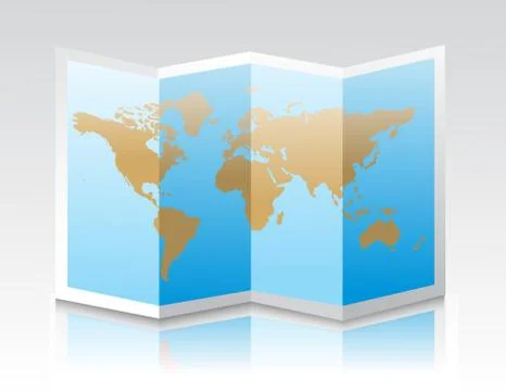 World map Stock Illustration