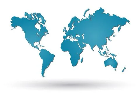 World map Stock Illustration