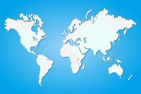 World map Stock Illustration