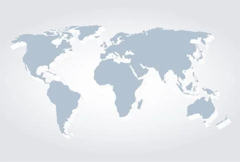 World map Stock Illustration