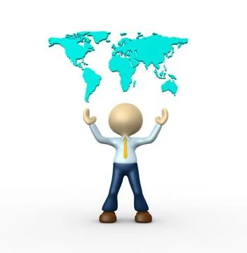 World map Stock Illustration