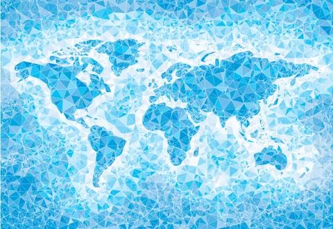 World map Stock Illustration