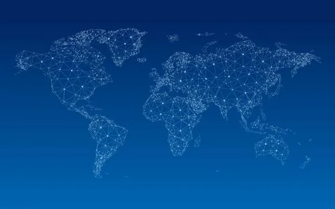 World map 스톡 일러스트