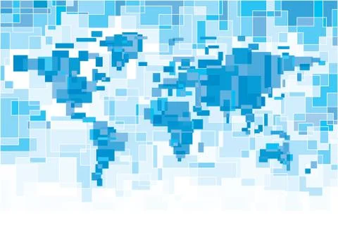 World map Stock Illustration