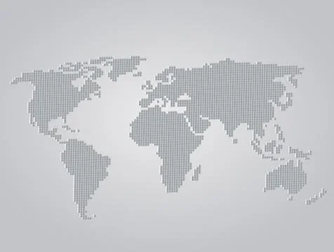 World Map Stock Illustration