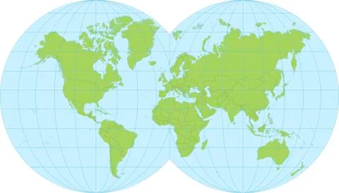 World map Stock Illustration
