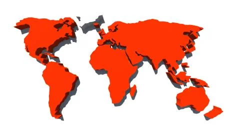 World map Stock Illustration