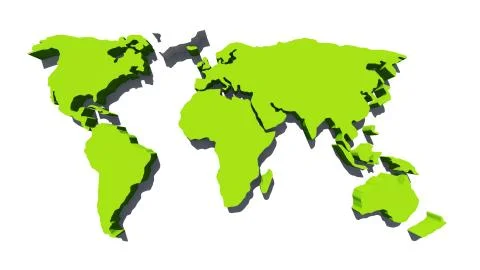 World map Stock Illustration
