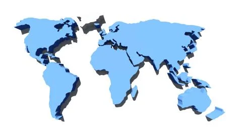 World map Stock Illustration