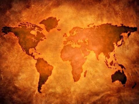 World Map Illustrazione stock