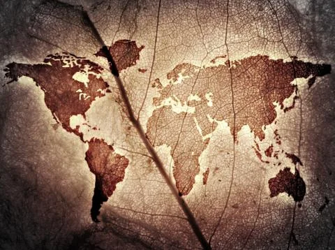 World Map Stock Illustration