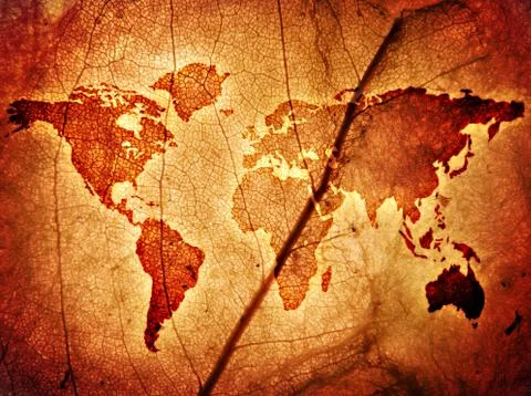 World Map Stock Illustration