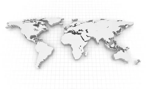 World map Stock Illustration