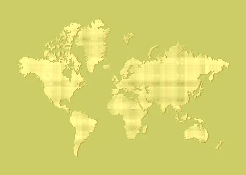 World map Stock Illustration