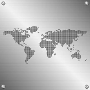 World map Stock Illustration