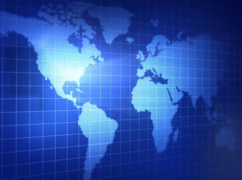 World Map Stock Illustration