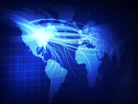 World map Stock Illustration