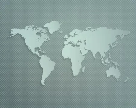 World Map Illustrazione stock