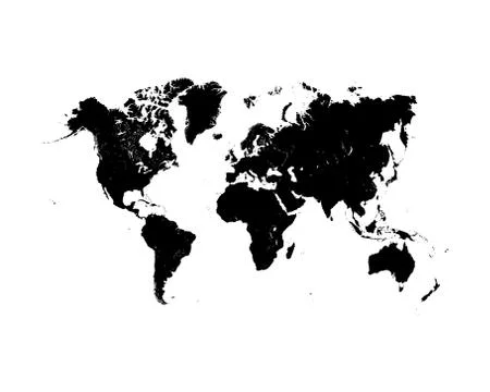 World map Stock Illustration